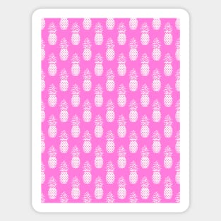 Pink Polka Dots Pineapple Sticker